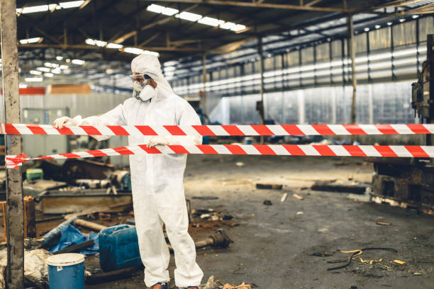 Professional Crime Scene Cleanup technician working in Princeville, HI